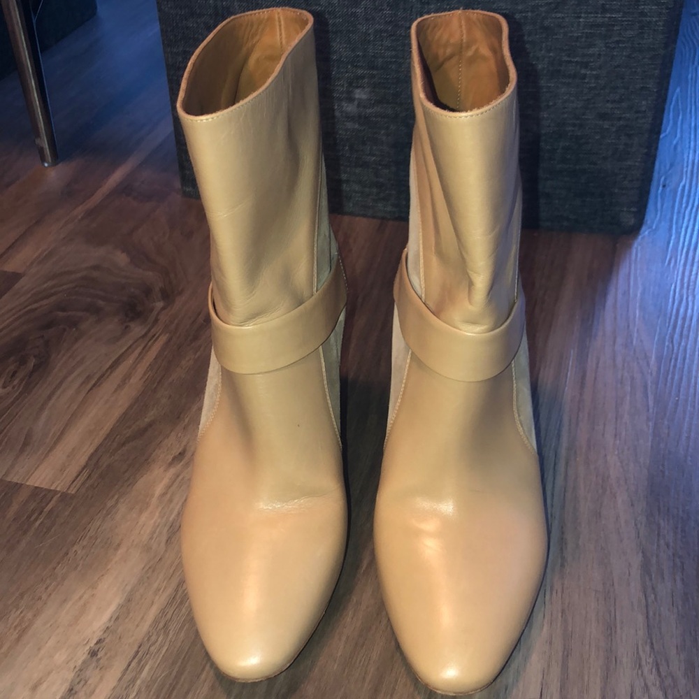 Beige Chloe booties